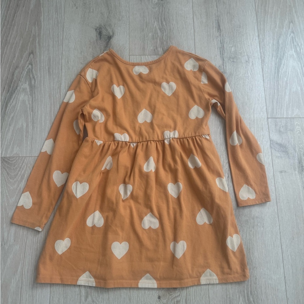 Cat & Jack Orange Long Sleeve Dress